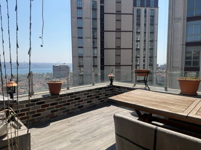 Istanbul Nişantaşı Seaview Furnished Flat For rent  4 bedrooms 2 living rooms